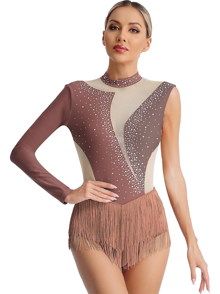 Amazon.com: winying Womens Figure Skating Dance Costume