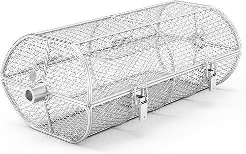 Vista 6 de only fire Accesorio universal para asador, parrilla de teflón, cesta de papas fritas que se adapta a cualquier parrilla de gas u otras parrillas