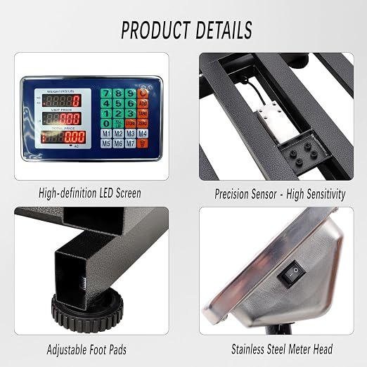 Báscula digital plegable para equipaje con capacidad 660 lb miniatura 3