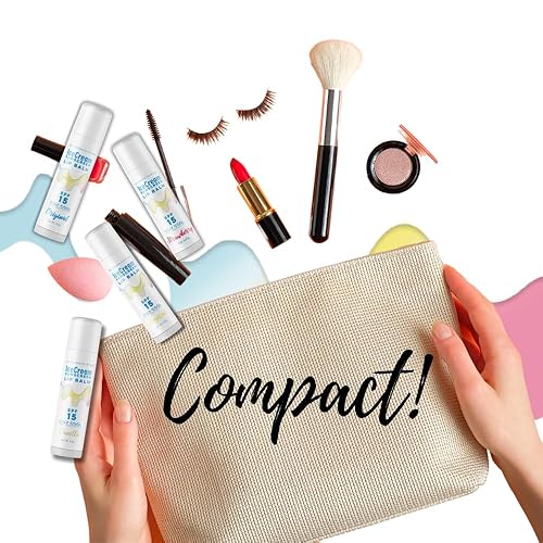 Miniatura 4 de IceCream Bálsamos labiales Sunburn Shield Hidratante labial, resistente al agua para labios, cuidado de labios para todas las edades, libre de