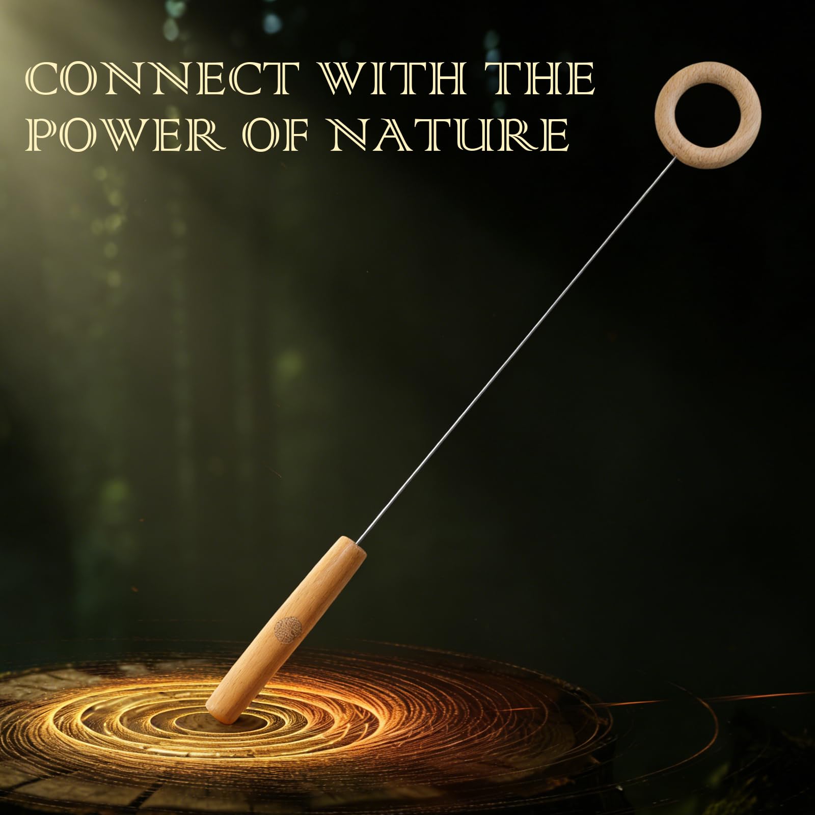Tensor Einhandrute, Tensor Biotensor mit Blume des Lebens, inklusive Anleitung, Sensibler Wünschelrute Radiästhesie für Energie-Test, Energie Wahrnehmung, Entscheidungsfindung & spirituelle Praxis