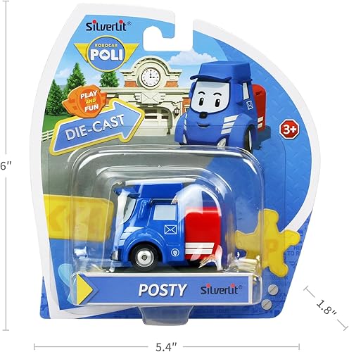 Miniatura 90 de Robocar Poli, Poke - Autos de juguete de metal, excavadora, vehículos de construcción, camión de juguete, regalos de cumpleaños para niños y niñas