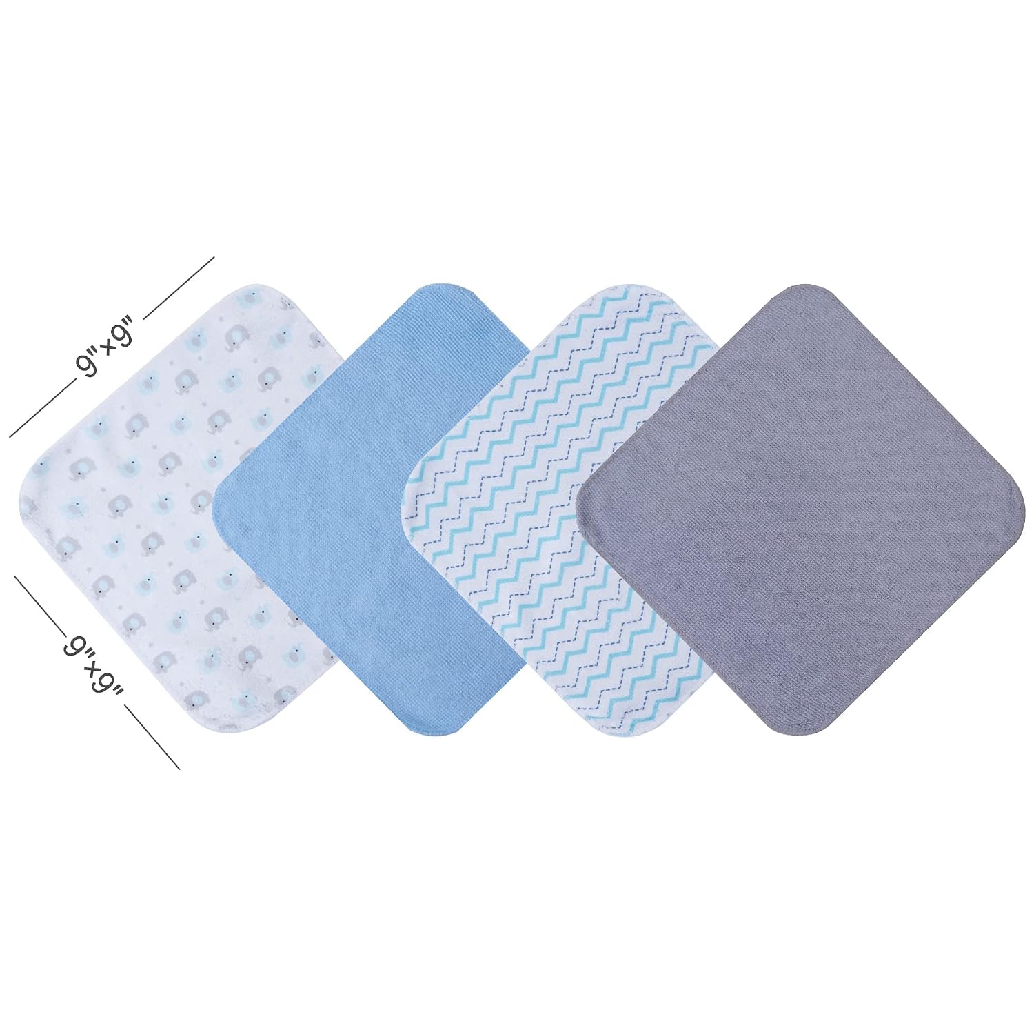 Viviland Baby Washcloths 24 Pack, Toddler Wash Cloths for Bath, Super Soft & Absorbent Bath Towel for Newborn and Infants, Baby Towels Care for Baby's Sensitive Skin image 2