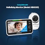 Protective Case for HelloBaby Baby Monitor 5" - Includes Carrying Strap and Built-in Magnets (Fits HB6550 Upgrade Monitor, 5inch Screen)