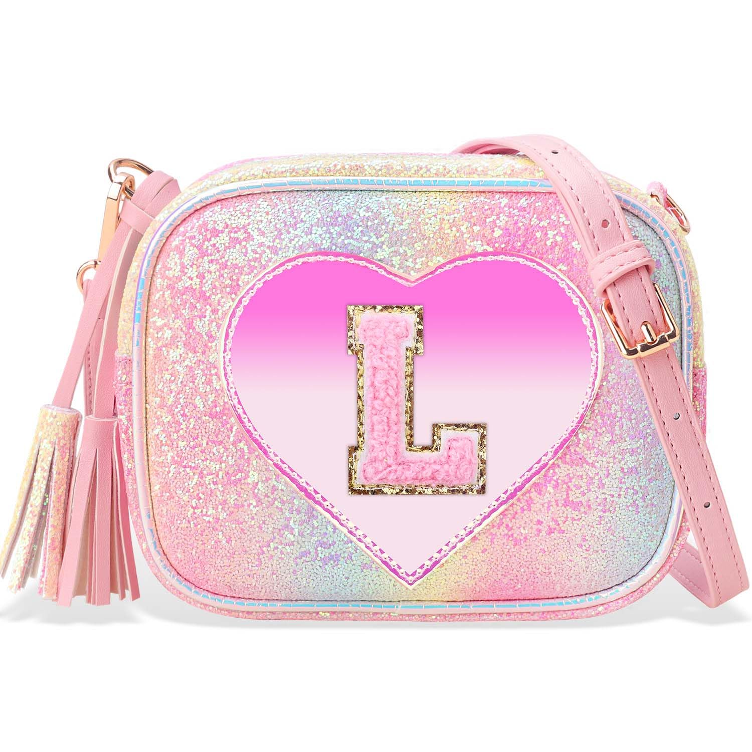 Purse Gifts for Little Girls - Kids Heart Purse Cute Crossbody Bag Teens Girls Birthday Gift