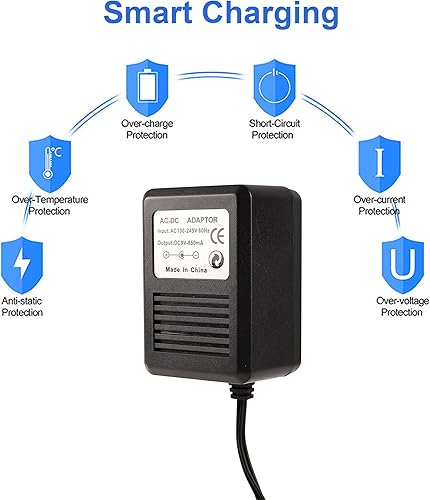 Miniatura 4 de SNES - Fuente de alimentación y cable AV cable de alimentación de CA y audio y video RCA AV compatible con Super Nintendo adaptador de corriente