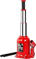 Vista 14 de BIG RED T90203C Torin - Gato hidráulico soldado para auto con uso vertical y horizontal: capacidad de 2 toneladas (4,000 libras), color rojo