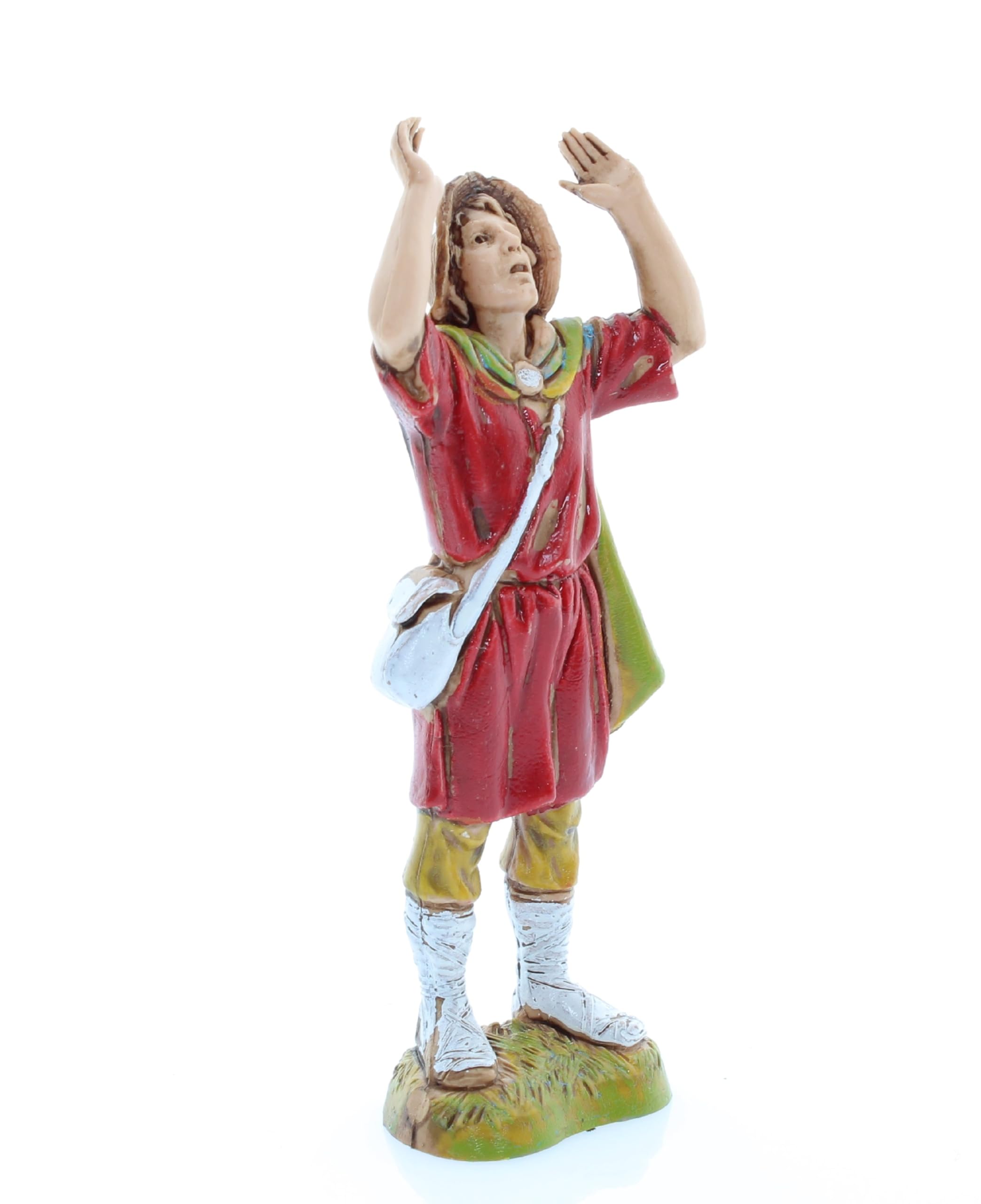 Moranduzzo Annunciazione con Angelo e Pastorella Scala 1:20 – STANDARD 10 – Statuine Indistruttibili, Stile Arabo, Pittura Rifinita a Mano, Scultore M. Landi, Made in Italy