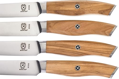 Miniatura 112 de Cuchillo de chef, Mercer Culinary Renaissance, forjado de 8 pulgadas, Cuchillo para pan, de 20.32 cm, 8", Negro