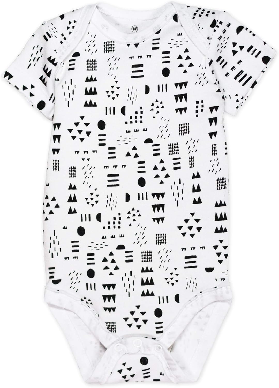 HonestBaby Baby 5-pack 100% Organic Cotton Short Sleeve One-piece Bodysuit