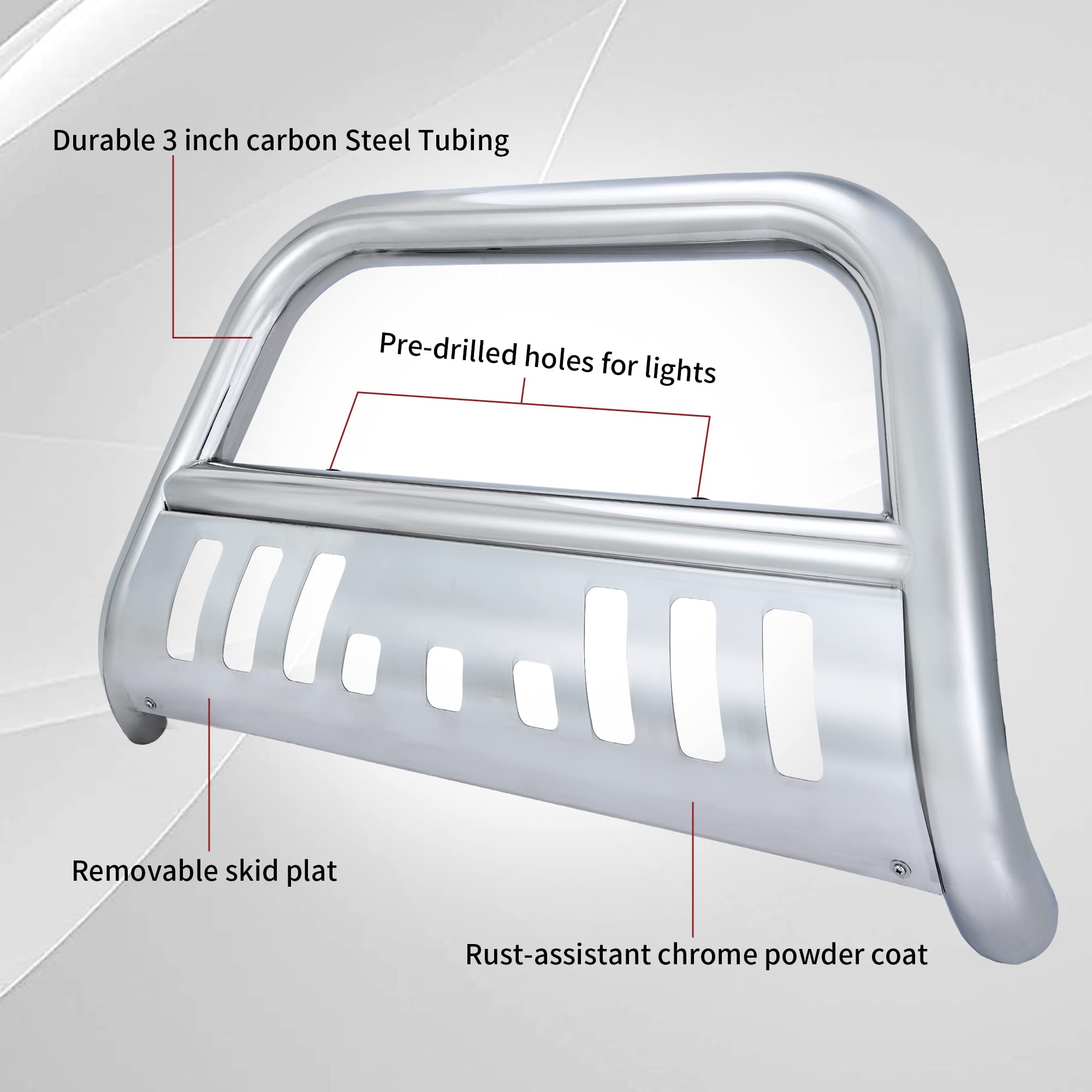 Bull Bar Bumper US License Plate Light Bracket For TOYOTA Dodge SUV Truck Car - Foto 12