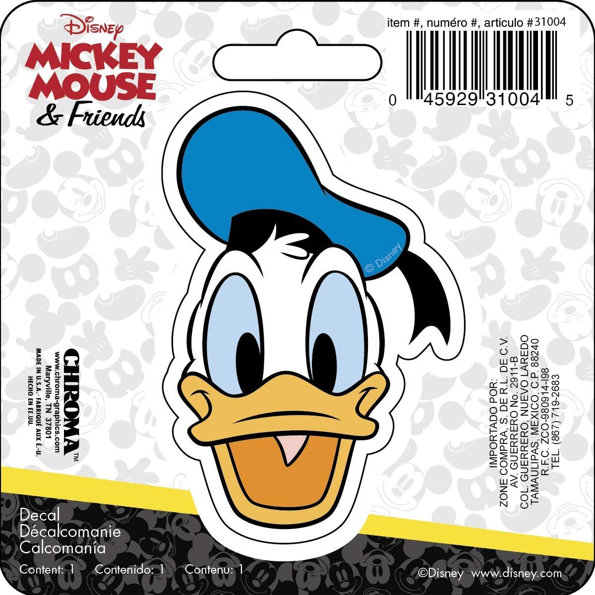 Amazon Com Chroma Graphics Donald Duck 4x4 Vinyl Decal Automotive Amazon Com Chroma Graphics Donald Duck 4x4 Vinyl Decal Automotive