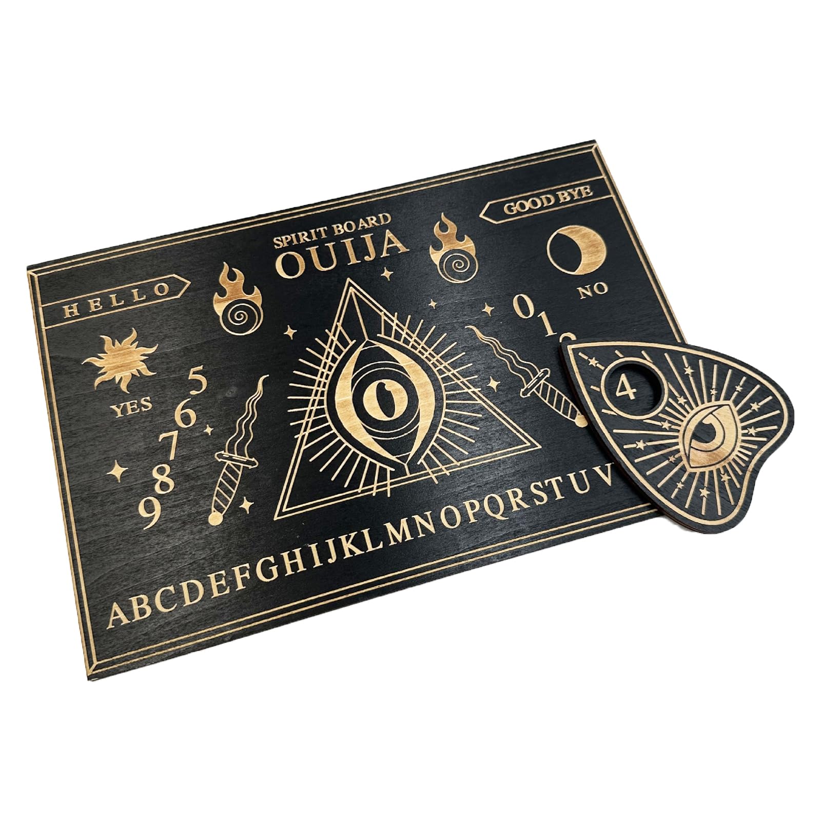 Buxuaaaa Wood Carved Wood Pendulum Board Dowsing Divination Board Wiccan Supplies Metaphysical Message Metaphysical Message Pendulum Dowsing Divination