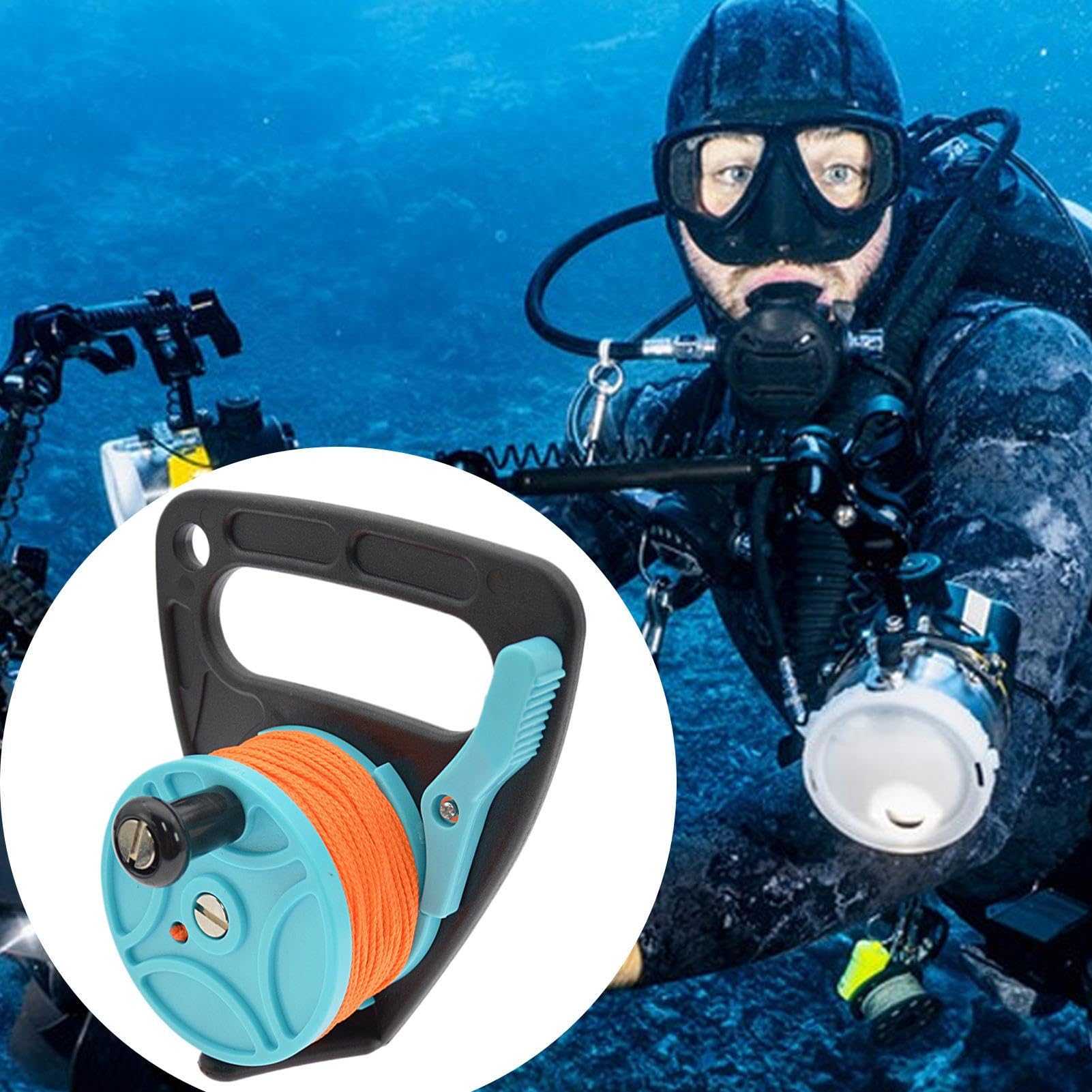 Mulinello da immersione - Mulinello da immersione a cricchetto per immersioni, Mulinelli da immersione a cricchetto | Pesca subacquea, Mulinelli guida subacquei, Cima di navigazione de