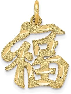 Pingente de ouro amarelo 14 k símbolo da sorte colar pingente chifre italiano joias finas para mulheres presentes para ela, Pedra Ouro amarelo