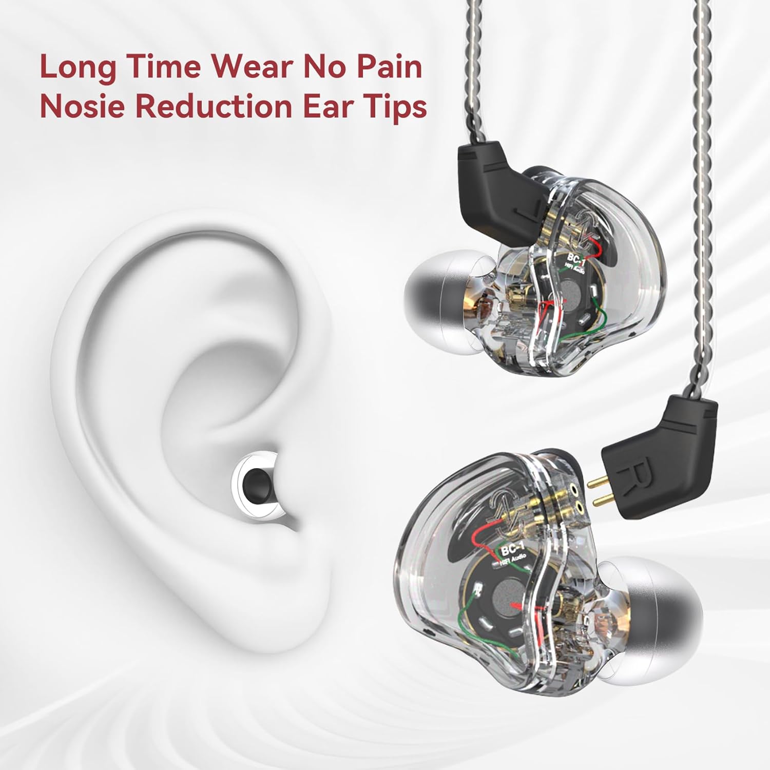 kz zs10 pro Gaming Earbuds Headphones and 5 Pairs kbear 07 Ear Tips