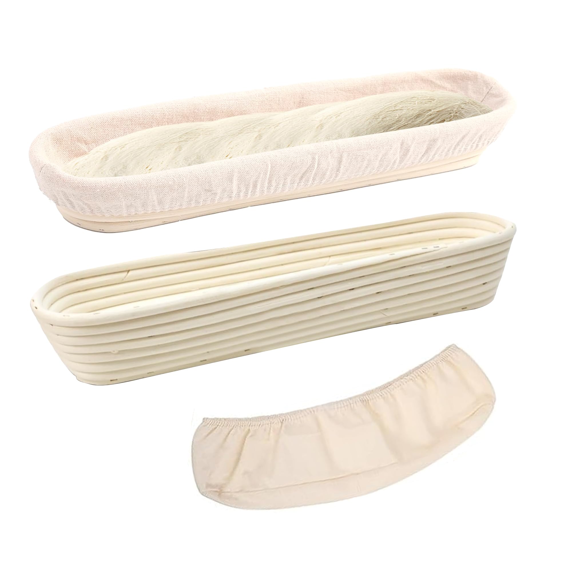 ifory Banneton Bread Proofing Basket - 15 Inch Baguette