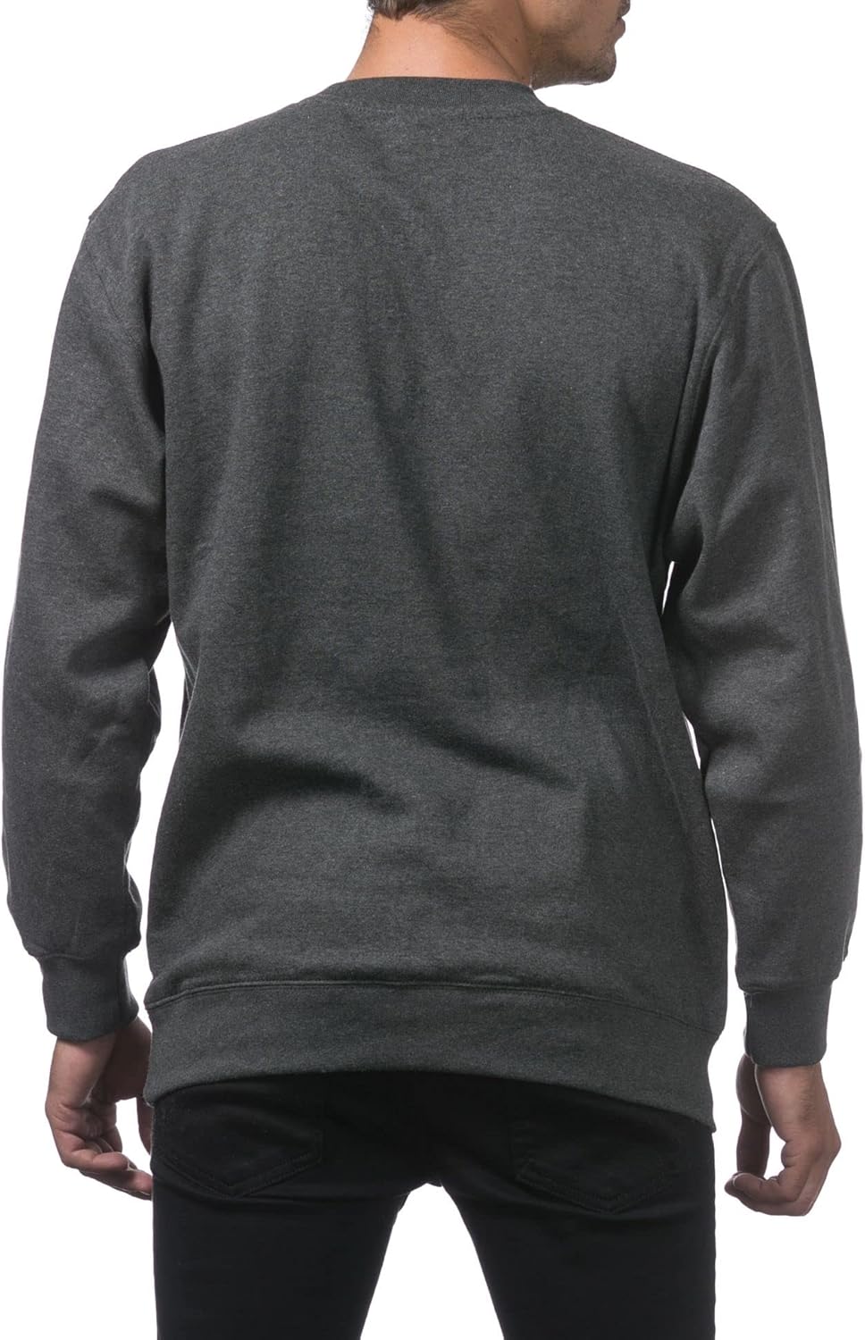 Pro Club Men's Heavyweight 13oz Crew Neck Fleece Pullover Sweatshirt - Image 2