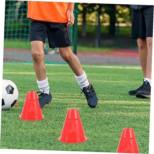 Miniatura 9 de 20Pcs Sports Training Cones High PE Agility Markers for Soccer Football Basketball Roller Skating Practice Flat Base for Stable Outdoor Indoor Drills