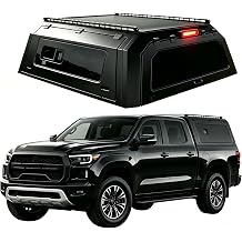 Steel Truck Hard Shell Tonneau Cover for Ford F150 2016-2026 5.5ft-Foot Bed Lockable Doors & Roof Rack Topper with Side Access Shell for Off-Road Storage