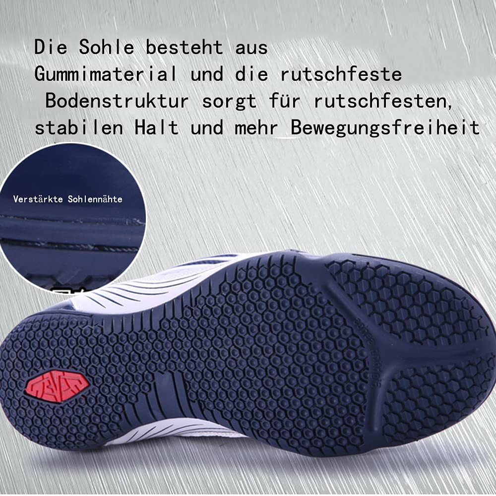 Scarpe da Boxe da Uomo e da Donna comode e Traspiranti Scarpe da Wrestling Scarpe tozze