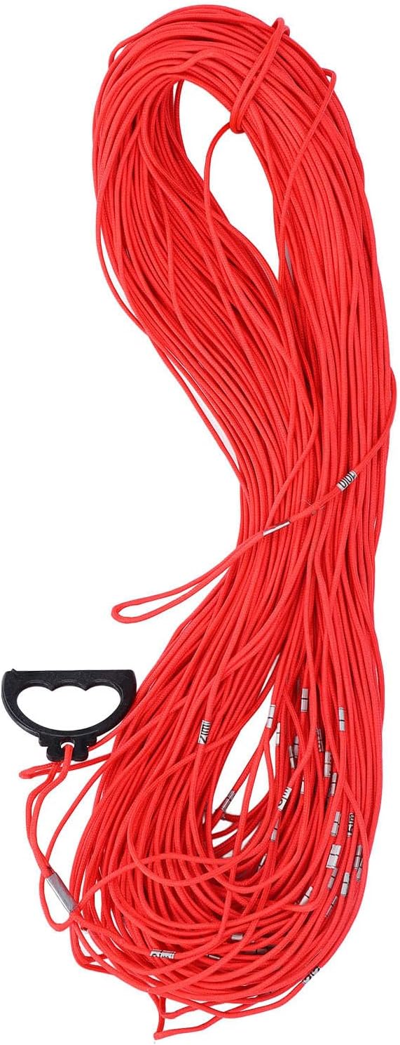 Deep Well Measuring Rope Clear Scale 328.1ft Nylon Industrial Measuring Rope for Long Distance Measurement