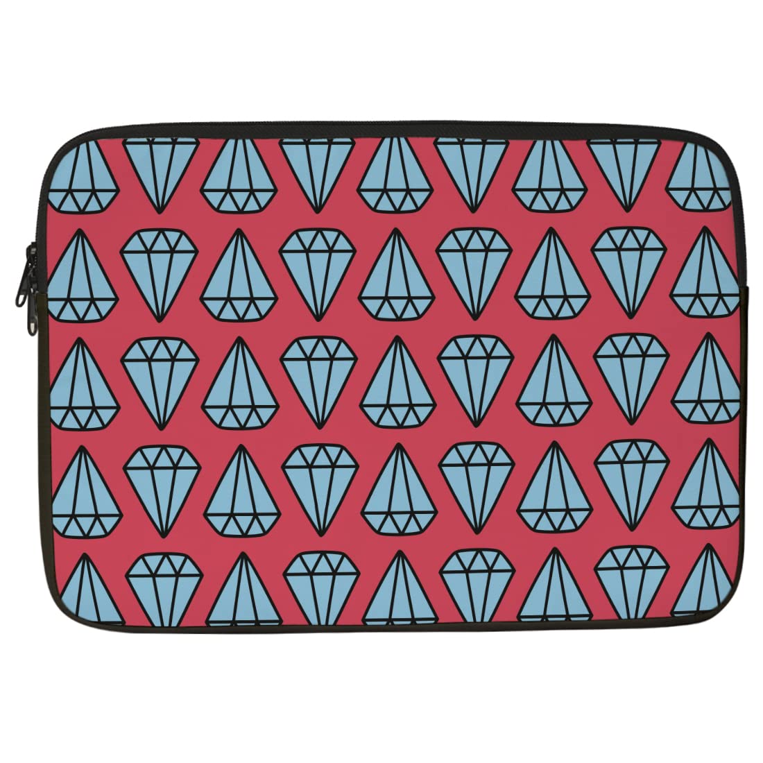 Crazyify Diamond Printed Laptop Sleeve/Laptop Case Cover/Laptop Bag 14 inch with Shockproof & Waterproof Linen On All Inner Sides | MacBook/Laptop Sleeve for Men & Women (B0B49NH79X) Amazon Price History, Amazon Price Tracker