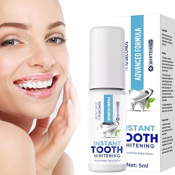 Tooth Paint, Portable Tooth Polish for a Bright, Shiny Smile, Quick-Dry & Gentle Formula, Instant Teeth Whitening Gel, Effective Whitening Solution, Perfect for Home or Travel Use