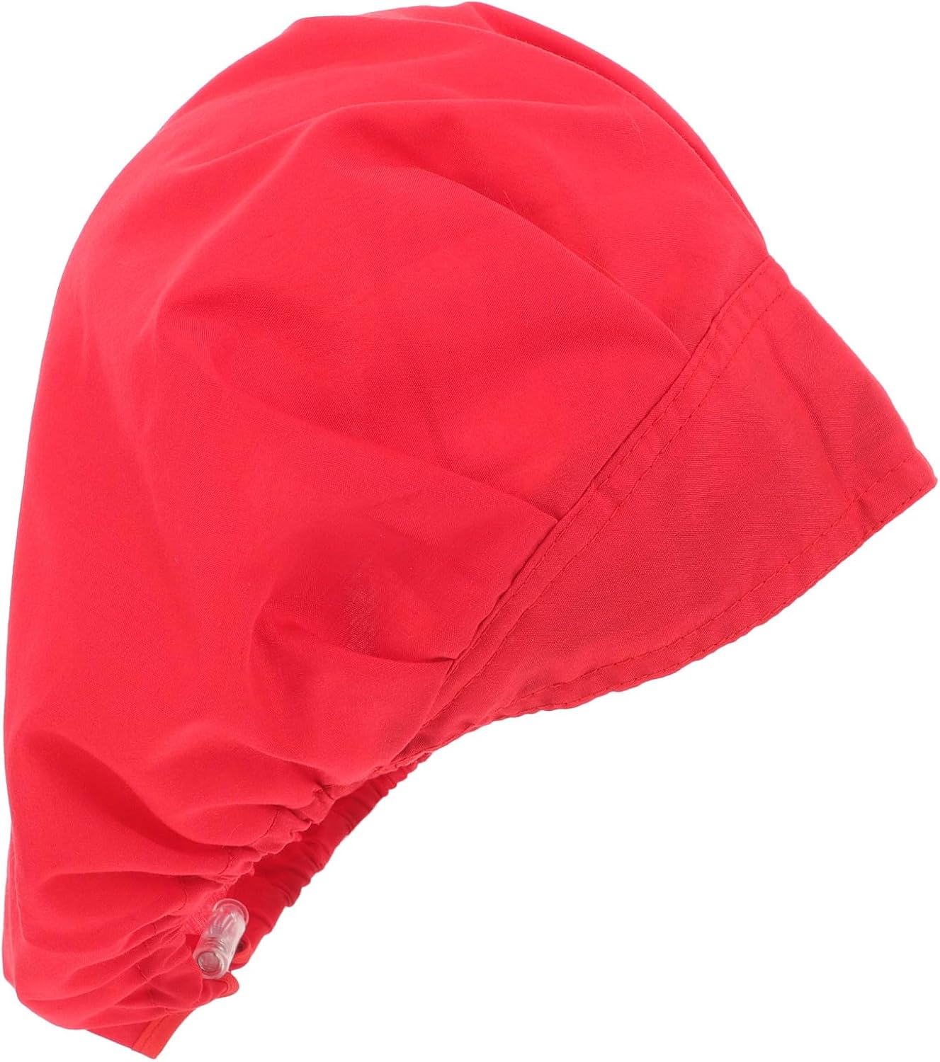 BESTYASH Breathable Chef Hat Red Cotton Service Hat for Men and Women Restaurant Work Uniform Food Service Cap Without Brim