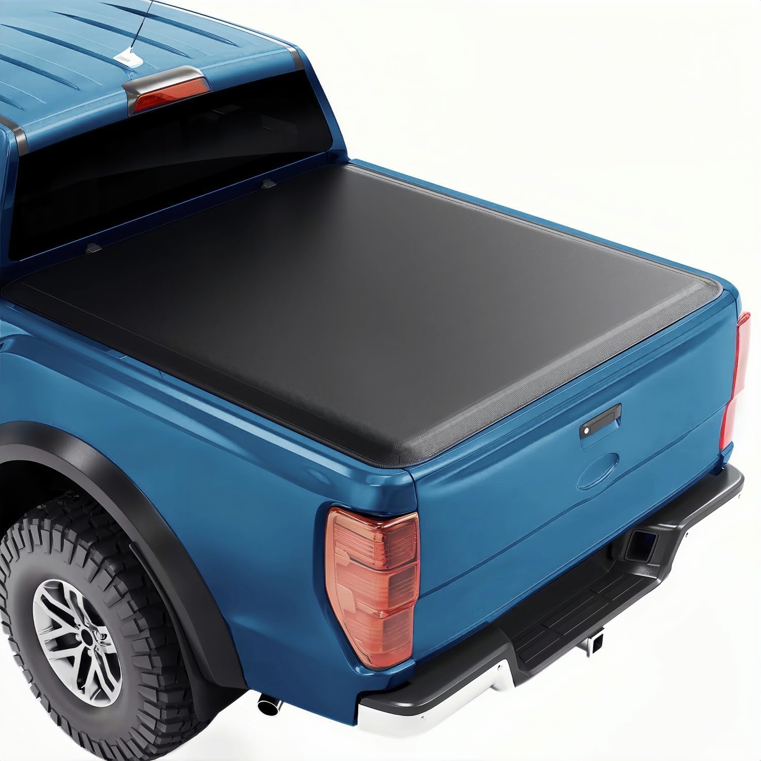 5.0 FT (61") Bed Soft Roll Up Tonneau Cover Fits 2019 2020 2021 2022 2023 Ford Ranger Truck Cargo Topper Soft Durable Vinyl | Not fit Cargo Management Rails