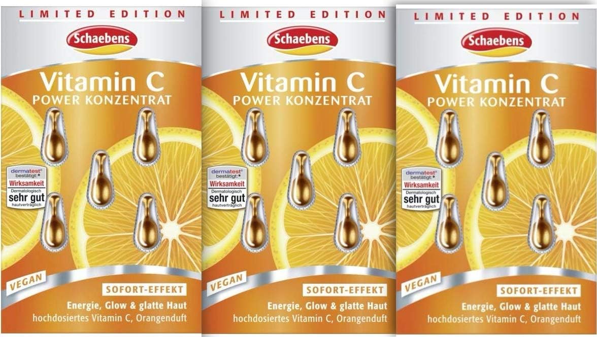 Schaebens Vitamin C Power Concentrate with Instant effect/Treatment Serum / 15 Capsules