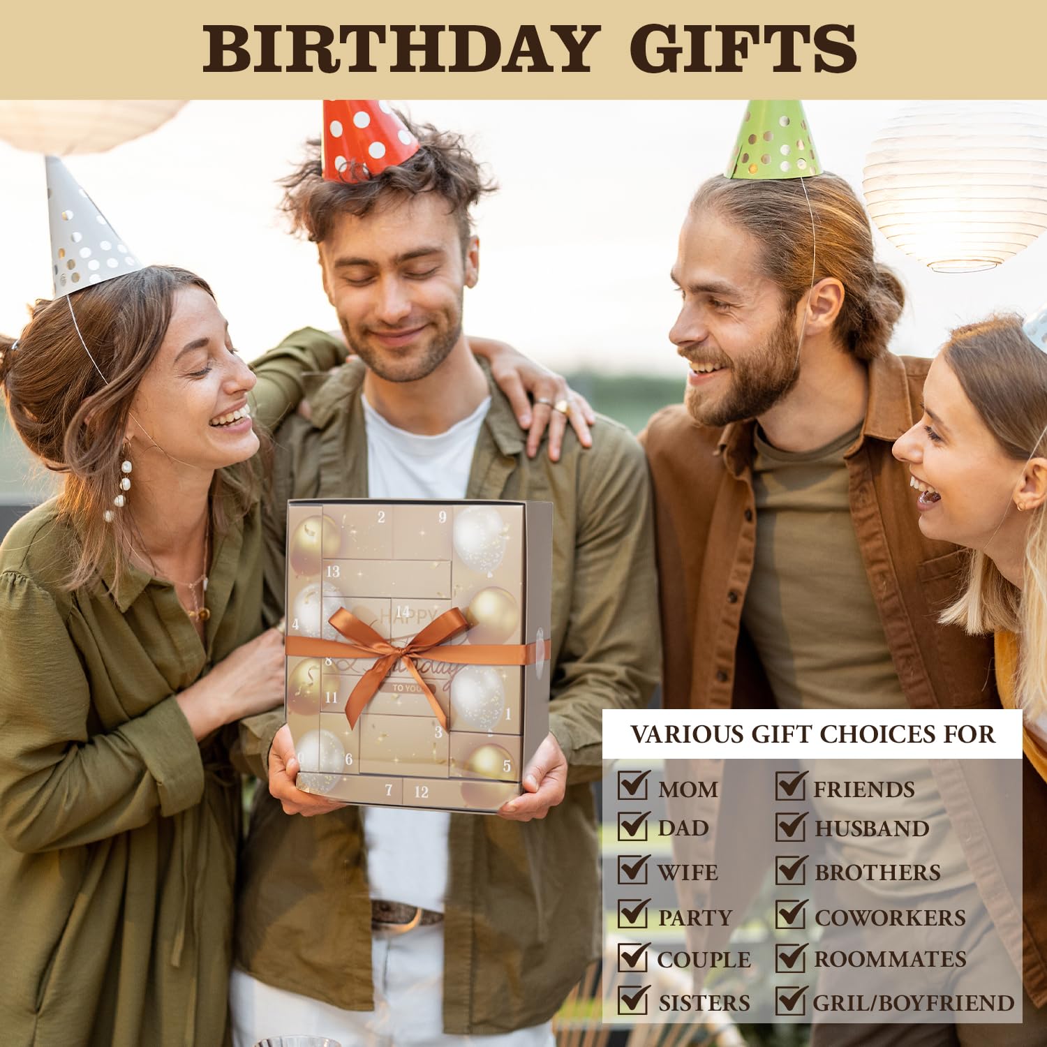 Birthday Beauty Advent Calendar 2025 Gifts for Women & Men, Happy Birthday Surprise Box Teen Girls 14-day Luxury Spa Gifts, Unique birthday Gift Box, Men adult Advent Calendar, bath and body calendar - Image 7