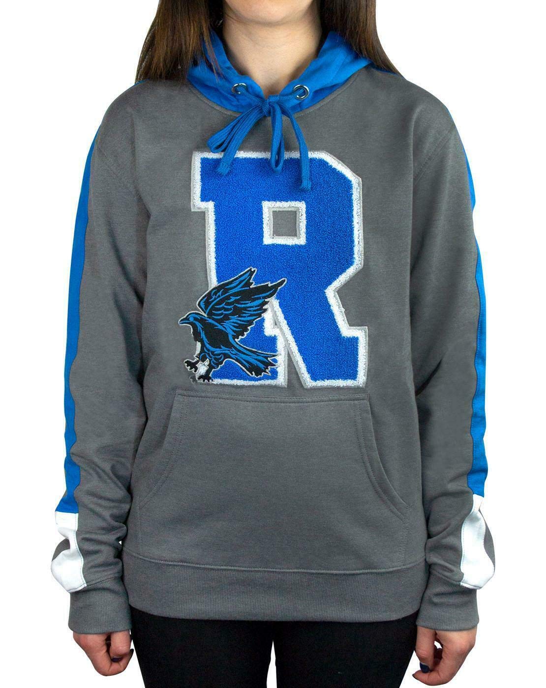 Harry Potter Hogwarts Ravenclaw R Patch Logo Premium Hoody/Hoodie
