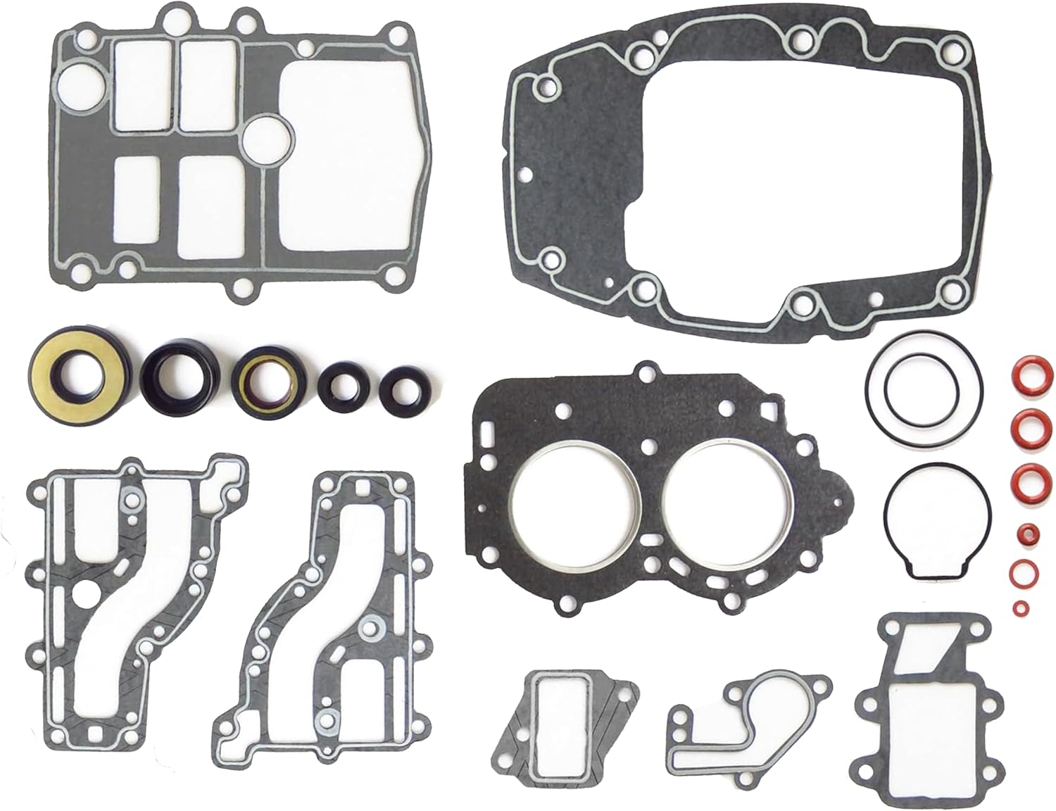 682-W0001-02, 682-W0001-03 Power Head Gasket Kit Replacement for Yamaha Outboard 9.9HP 15 HP