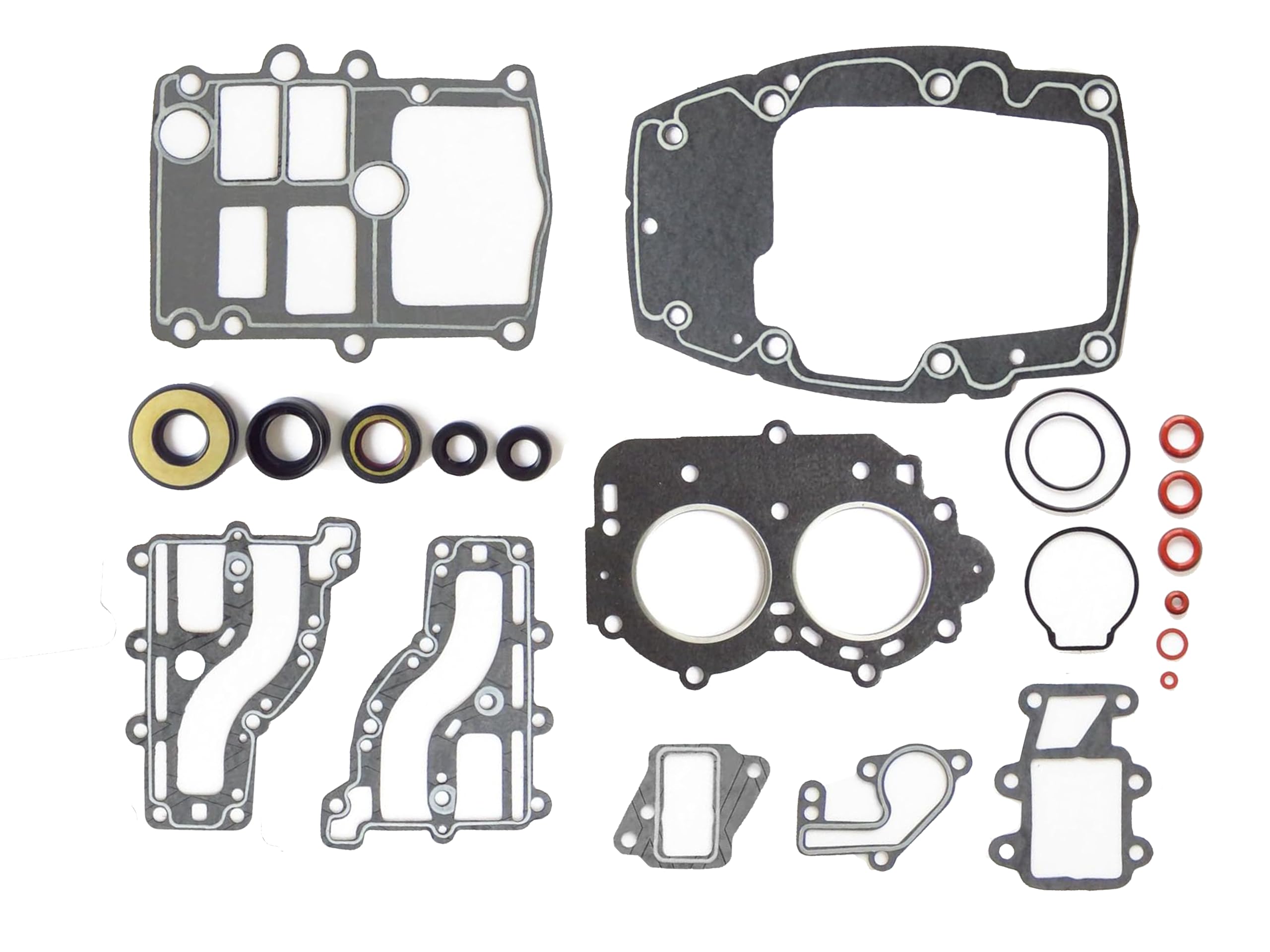 Power Head Dichtungssatz 682-W0001-02, 682-W0001-03 kompatibel mit Yamaha Außenborder 9,9 PS 15 PS