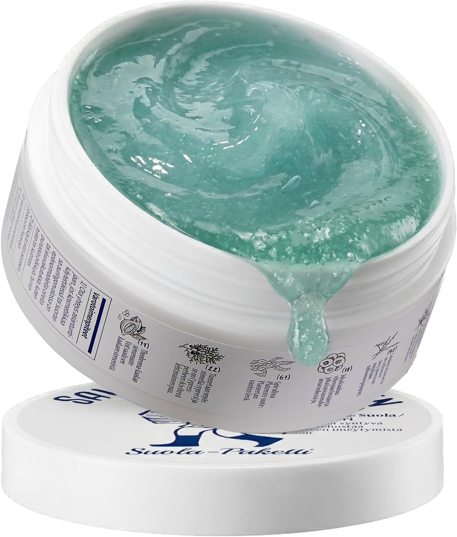 Saunan Heating Salt Mask | Self-Warming Wash Off Mask for Pore Tightening & Sebum Softening | 13% Salt, Birch Sap & Blueberry Extract | Gentle Exfoliation | Korean Skin Care (3.17 fl oz)