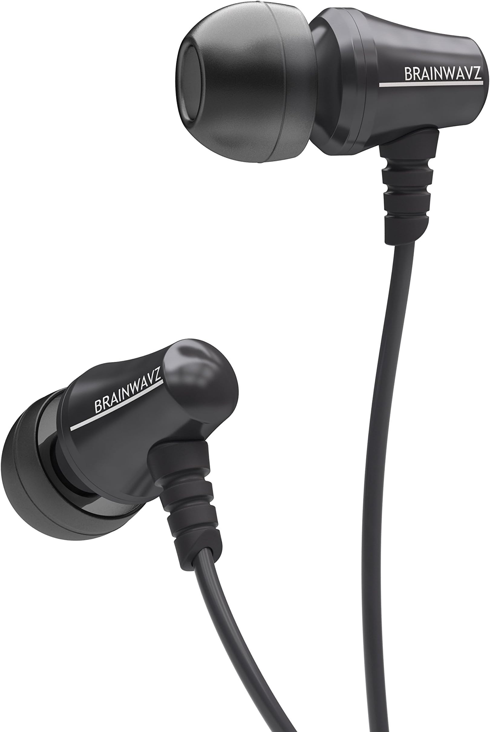 Brainwavz Jive in Ear Earbuds Noise Isolating Earphones Remote & Mic Headset Stereo Headphones (Jive Black)