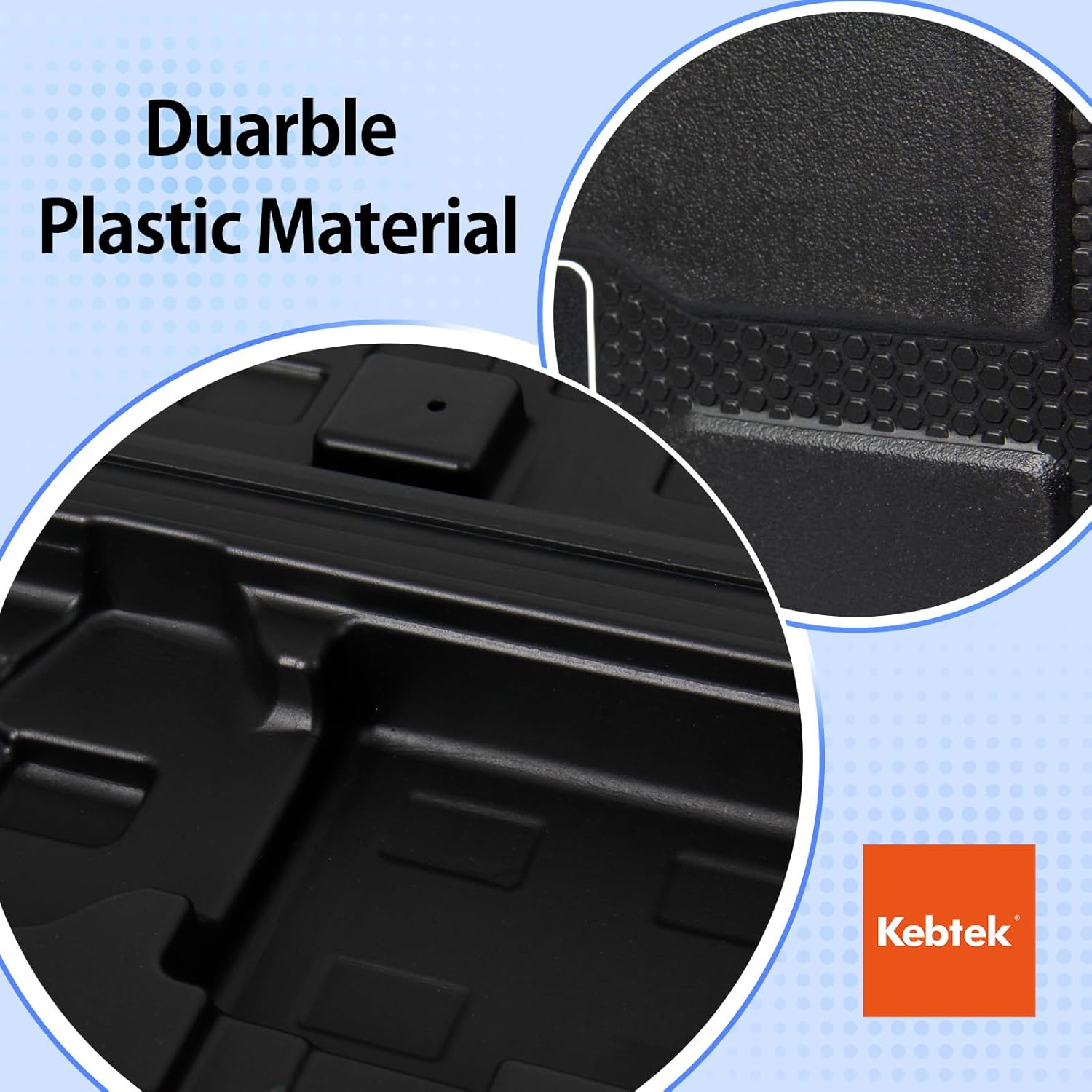 Plastic Carrying Case for KT940, Duarble Storage Case Tools Box Organizer Easy to Carry&Storage-Black