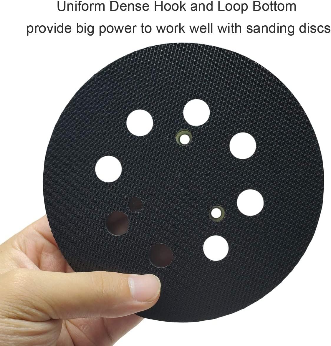 5 inch 8 Hole Hook and Loop Replacement Sander Pad for DeWalt DW420, DW421, Dw423, DW426, D26451, D26453 Orbital Sander
