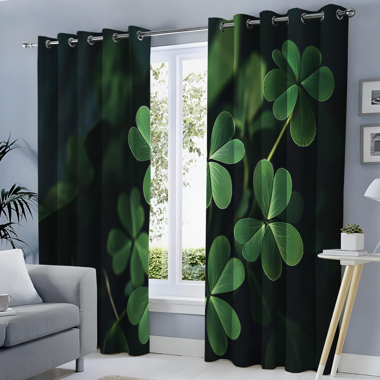 Rideaux Acoustiques Vert Vif pour Retrouver le Sommeil et Bloquer la Lumière