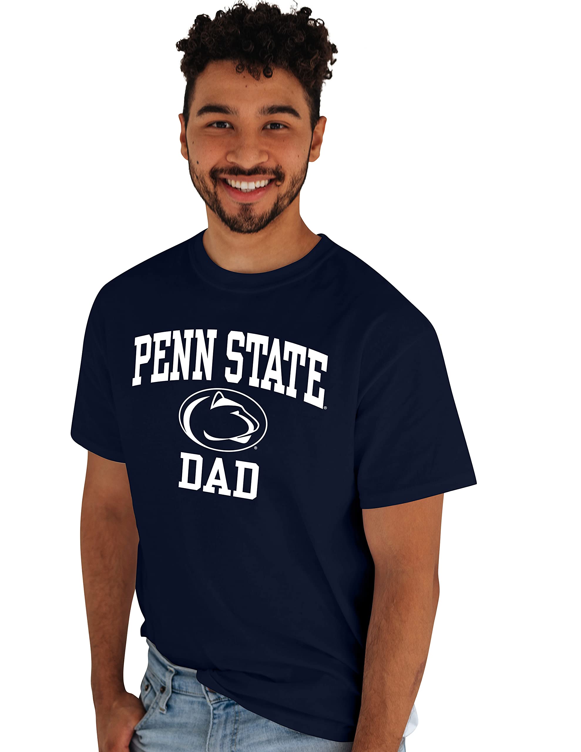 Blue 84 Men's Penn State Nittany Lions Navy Dad T-Shirt, Team Color, Large