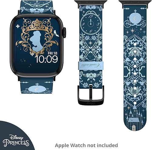 Miniatura 2 de Correa de reloj inteligente de Disney, con licencia oficial, compatible con todos los tamaños y series de Apple Watch (reloj no incluido)