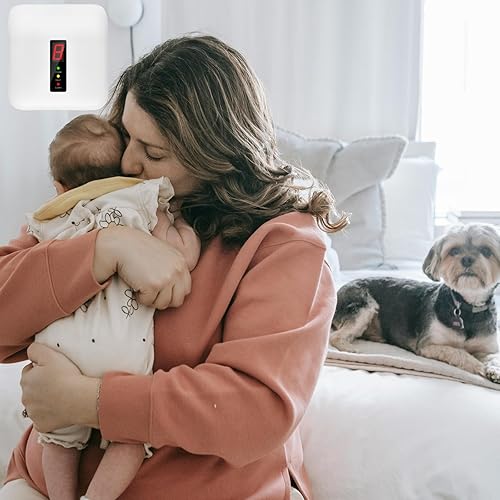 Miniatura 5 de Detector de gas natural, alarma de fugas de gas explosivo enchufable para el hogar, detector de propano de 24 horas, CA 110-220 V, blanco (1 unidad).