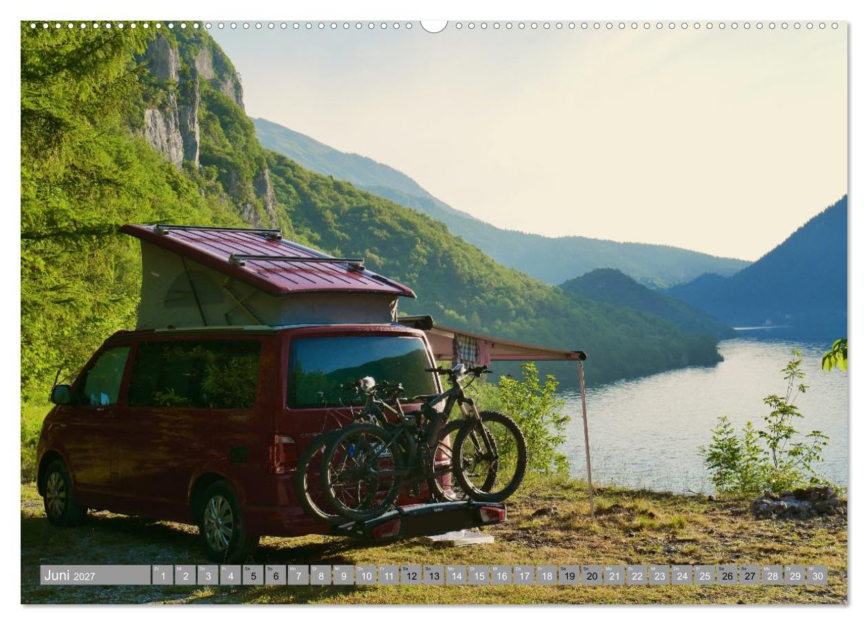 CALVENDO - Vanlife; Camping - Freiheit - Reisen (hochwertiger Premium Wandkalender 2027 DIN A2 quer), Kunstdruck in Hochglanz: Wohnmobil, Bulli oder Kastenwagen: das "Vanlife-Gefühl" macht süchtig.