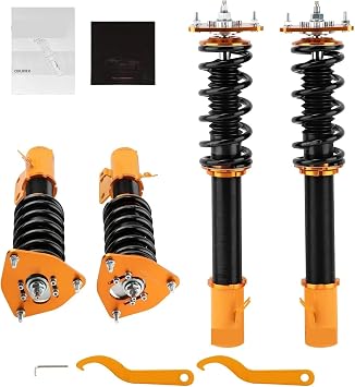 Coilover 24 Way Adj. Damper Compatible For Subaru WRX 02-07 Forester 03-08 Coilovers Shock Absorber Suspensioin Spring