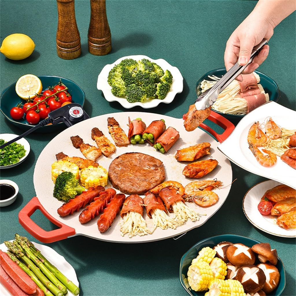 Home Electricity Baking Tray Multi-functional Electric Barbecue Oven Non-stick Iron Plate Wok