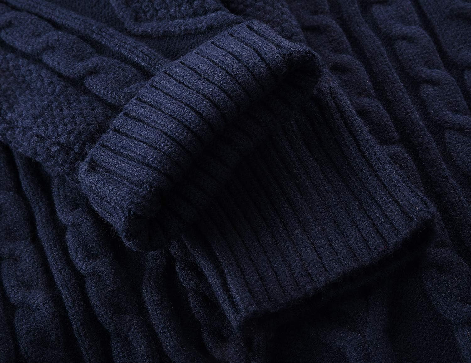 PrettyGuide Women's Long Sweaters Turtleneck Plus Size Cozy Cable Knit Tunic Sweater Tops - Image 6