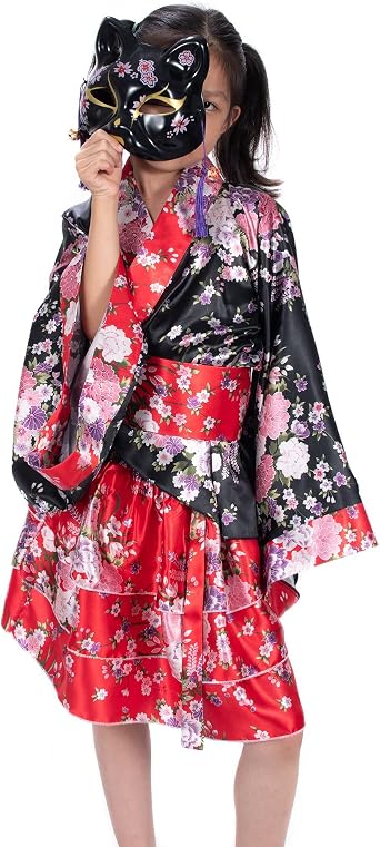 3Pcs Japanese Kitsune Inu Boku Fox Cat Cute Cosplay Half Mask Masquerade Christmas