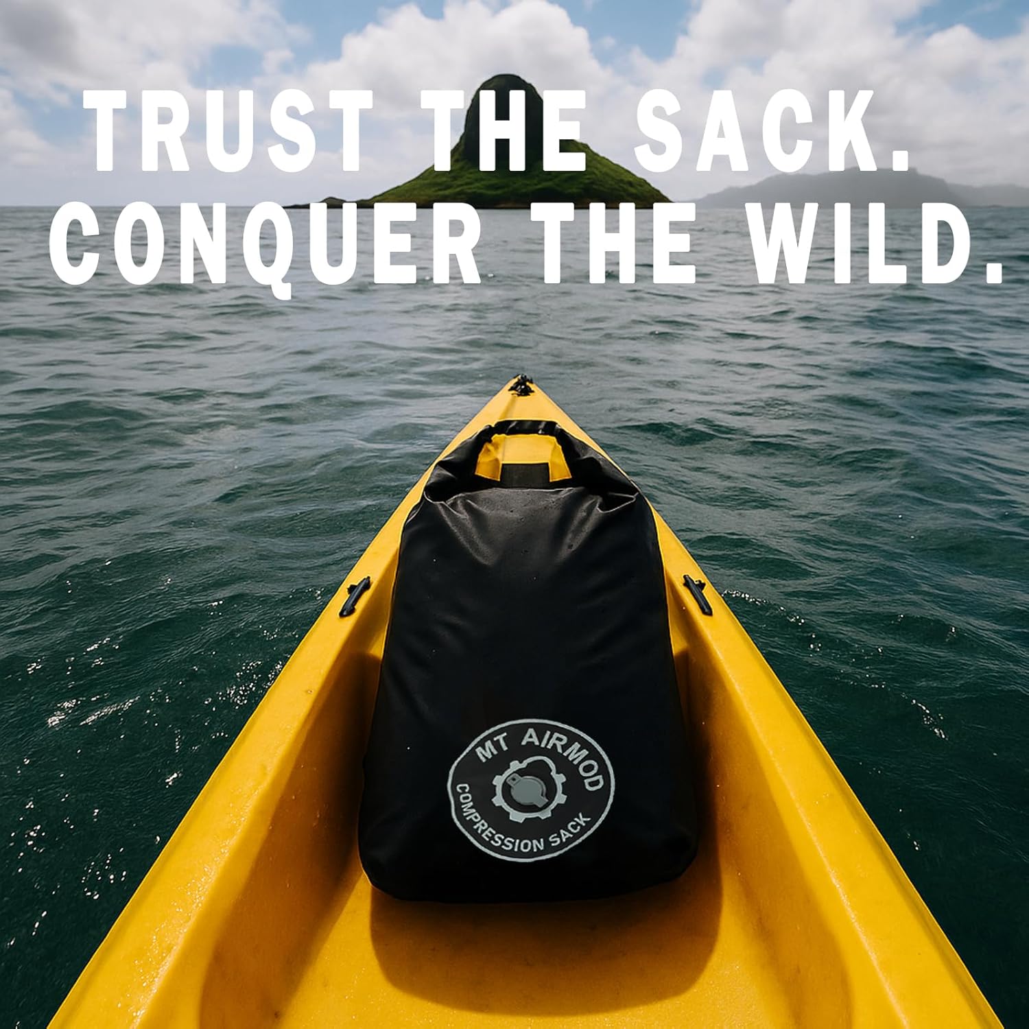 MT 70D eVac Compression Sack 38L – Ultralight Waterproof Dry Bag with Air Valve | Roll Top Floating Stuff Sack for Camping, Hiking, Boating & Travel