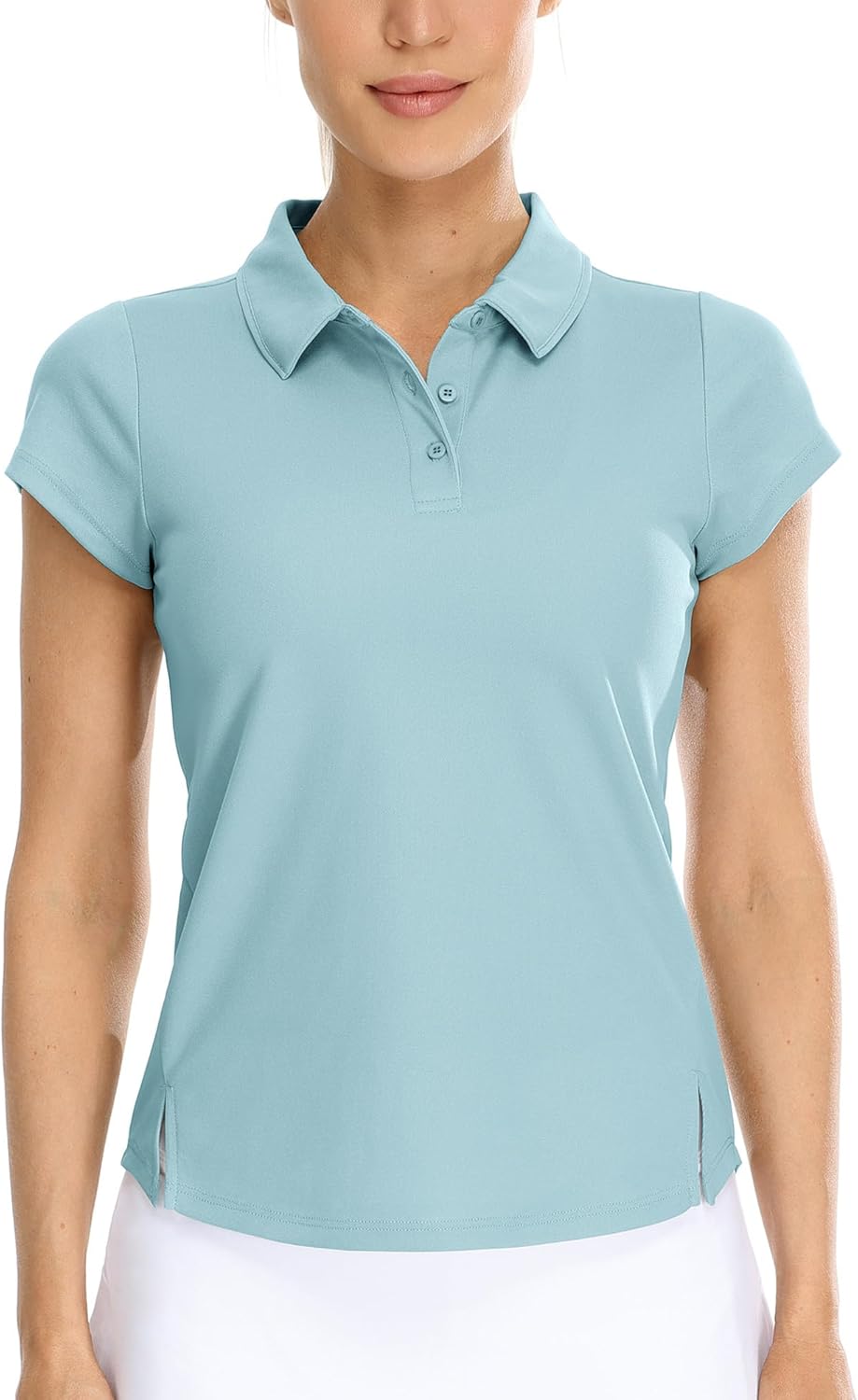 icyzone Women's Collared Golf Polo Shirts Short Sleeve Tennis Exercise T-Shirts